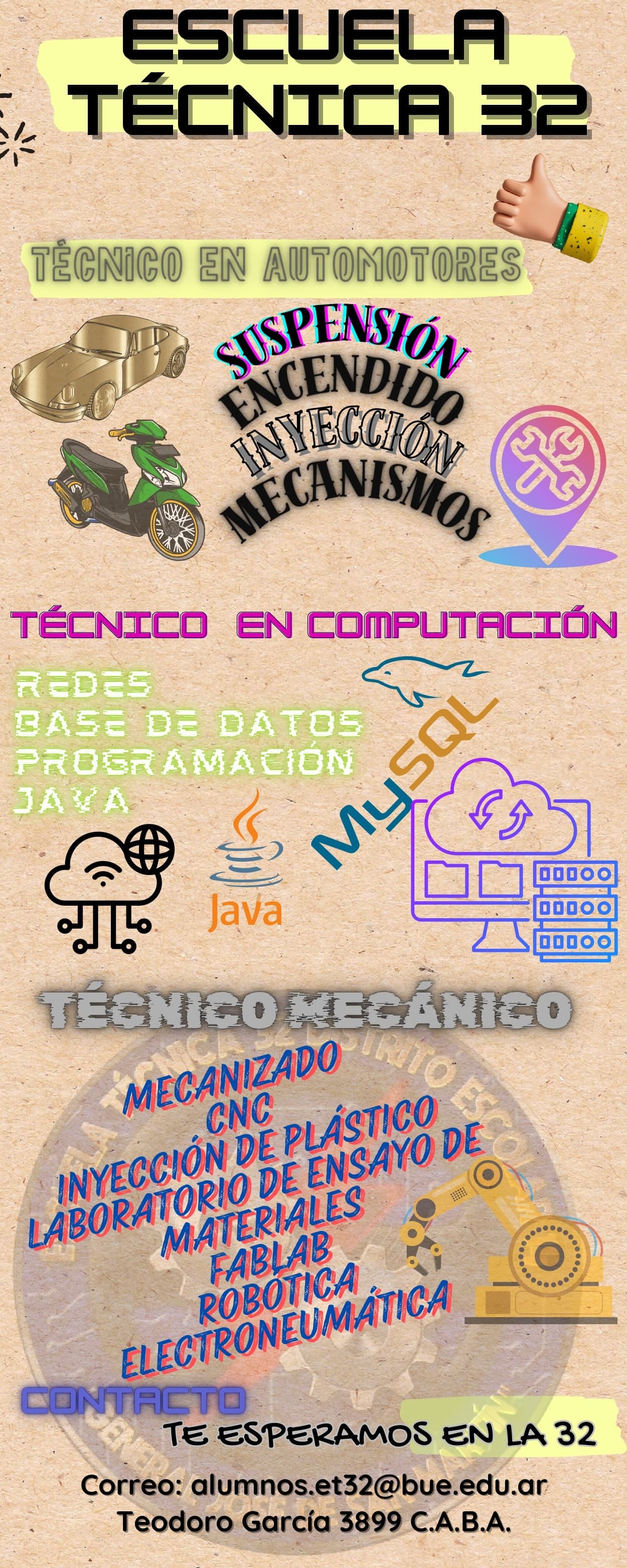 ESCUELA TÉCNICA Nº32 - Ingreso 2026